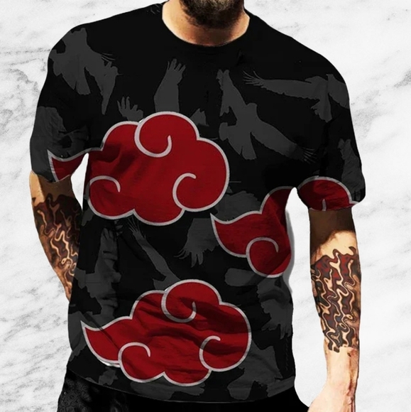 Boys Naruto Itachi black T-shirt - Picture 2 of 7
